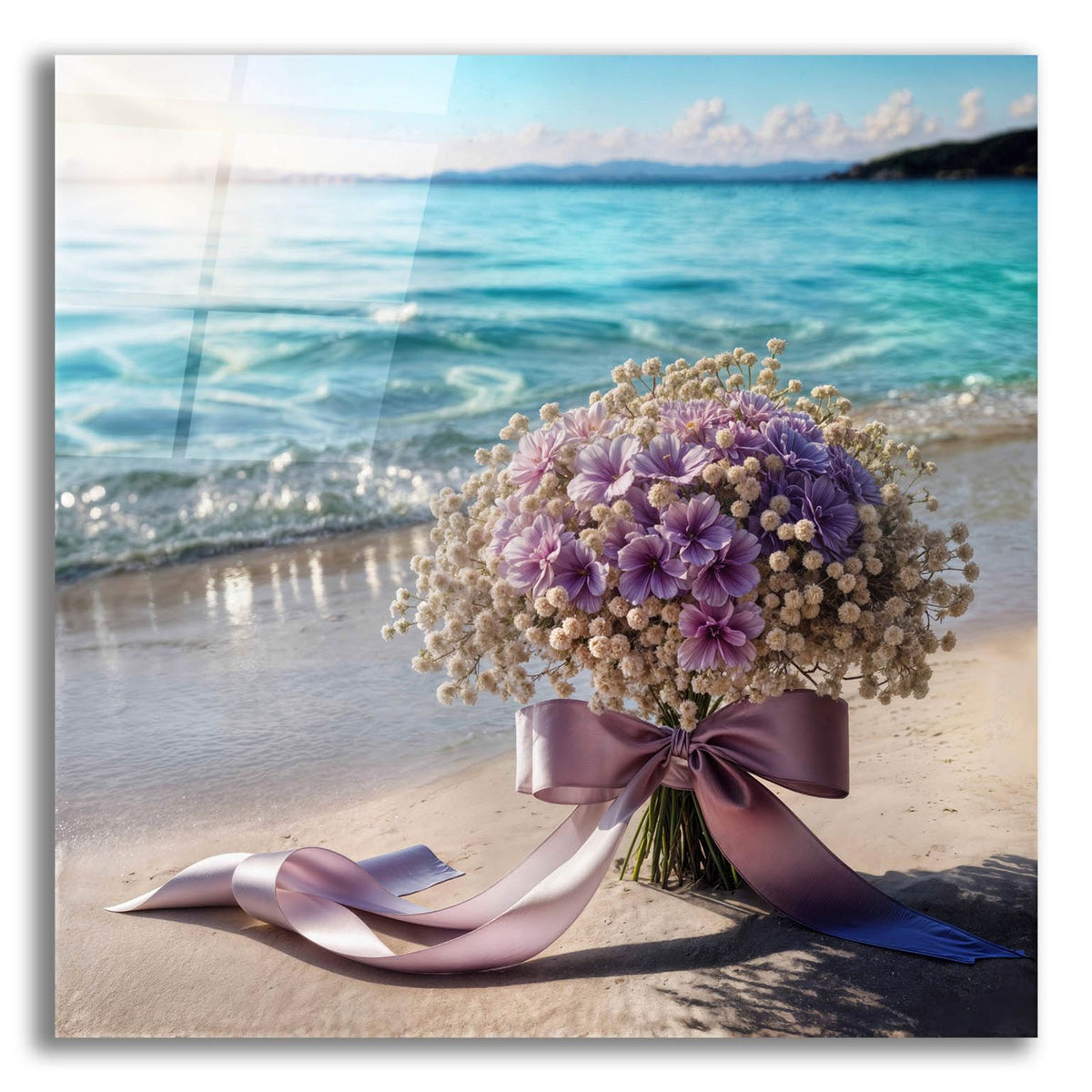Seaside Bouquet 1 by Rey Klimt acrylic glass wall art