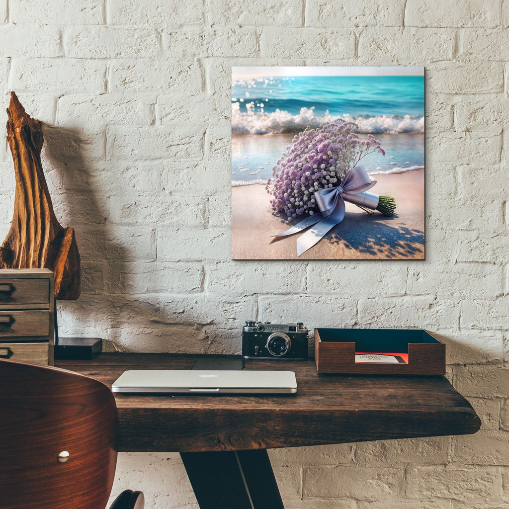 Seaside Bouquet 3 by Rey Klimt - 12x12 acrylic wall art in a room