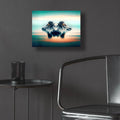 Silent Swim by Rey Klimt - 16x12 acrylic wall art in a room
