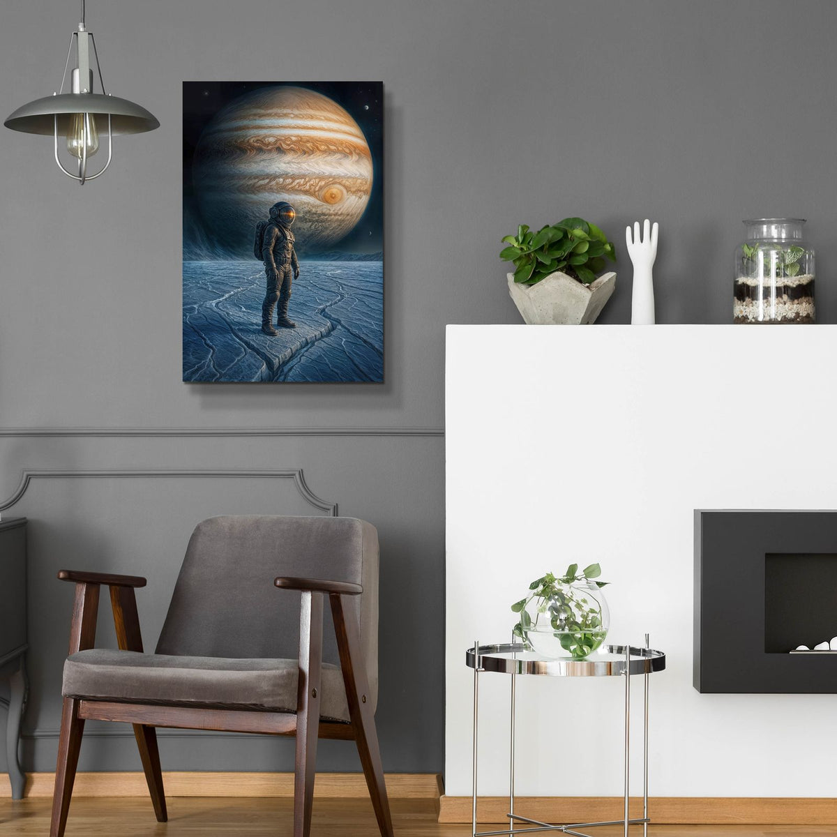 Standing Tall On Europa by Rey Klimt - 16x24 acrylic wall art in a room