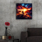 Sunrise Hero by Rey Klimt - 24x24 acrylic wall art in a room