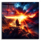 Sunrise Hero by Rey Klimt acrylic glass wall art