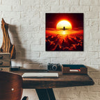 Take Off by Rey Klimt - 12x12 acrylic wall art in a room