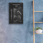 Epic Art 'Saddle Blueprint Patent Chalkboard,' Acrylic Glass Wall Art,16x24