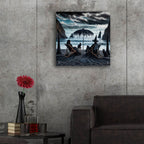 Two Witches At A Beach by Rey Klimt - 24x24 acrylic wall art in a room