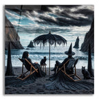 Two Witches At A Beach by Rey Klimt acrylic glass wall art