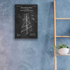 Epic Art 'Sail Blueprint Patent Chalkboard,' Acrylic Glass Wall Art,16x24