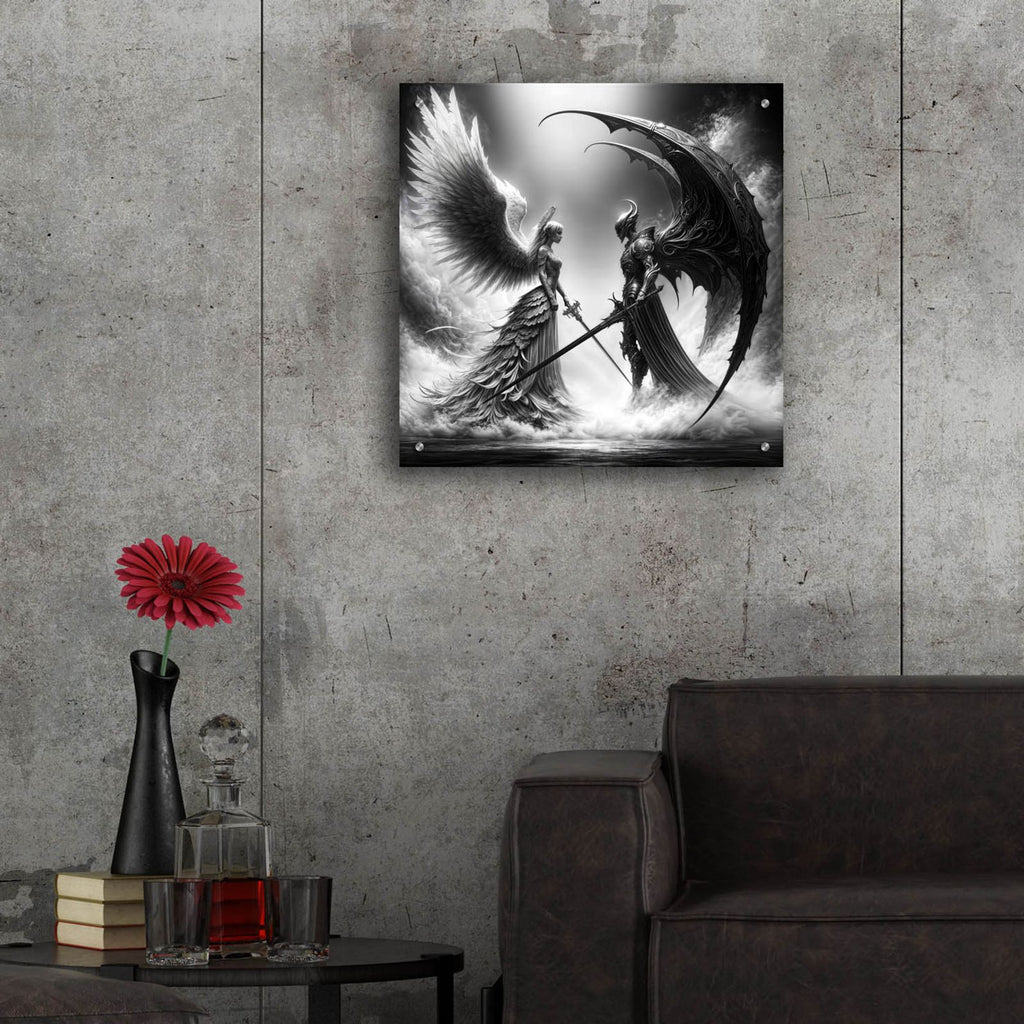 We Meet Again by Rey Klimt - 24x24 acrylic wall art in a room
