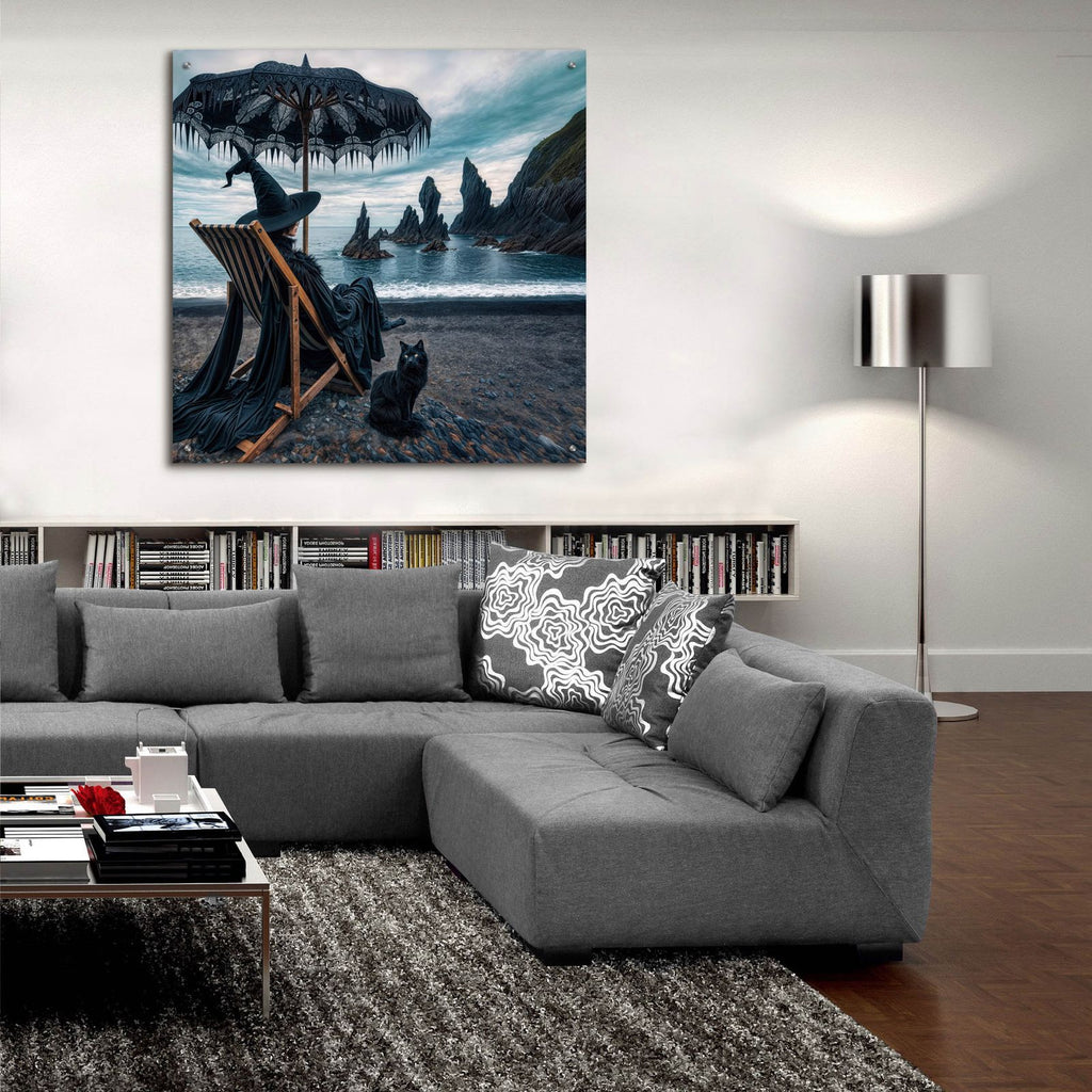 Witch At A Beach by Rey Klimt - 36x36 acrylic wall art in a room