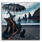 Witch At A Beach by Rey Klimt acrylic glass wall art