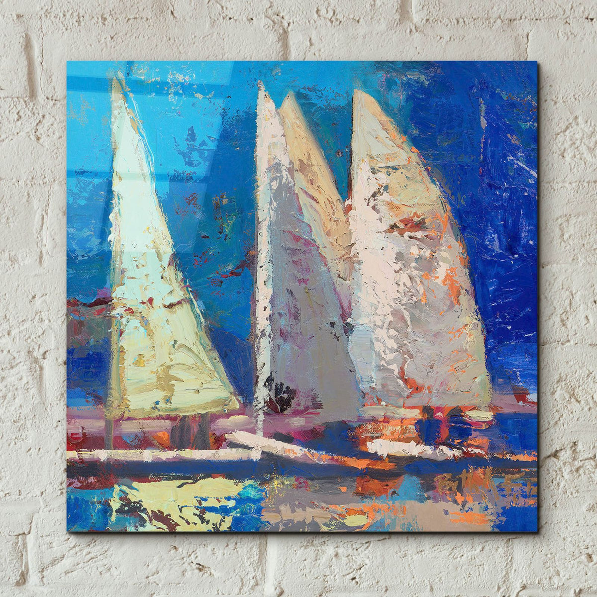 A Strong Wind by Beth Forst - 12x12 acrylic wall art in a room