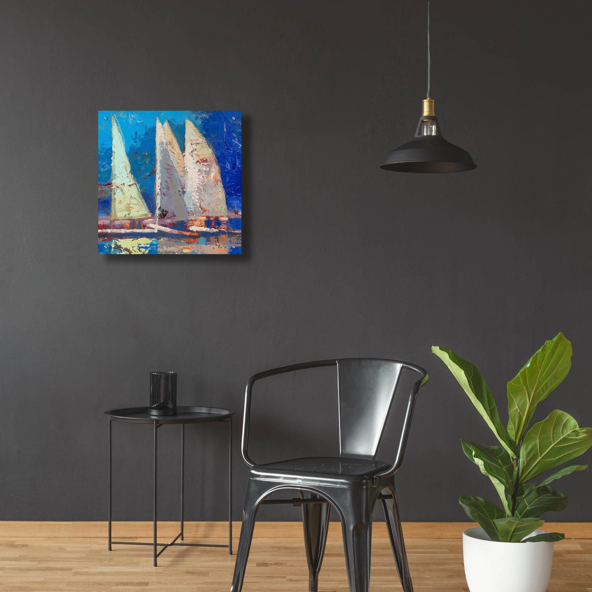 A Strong Wind by Beth Forst - 24x24 acrylic wall art in a room