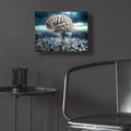 Artificial Brain 2 by Rey Klimt - 16x12 acrylic wall art in a room