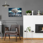 Artificial Brain 2 by Rey Klimt - 24x16 acrylic wall art in a room