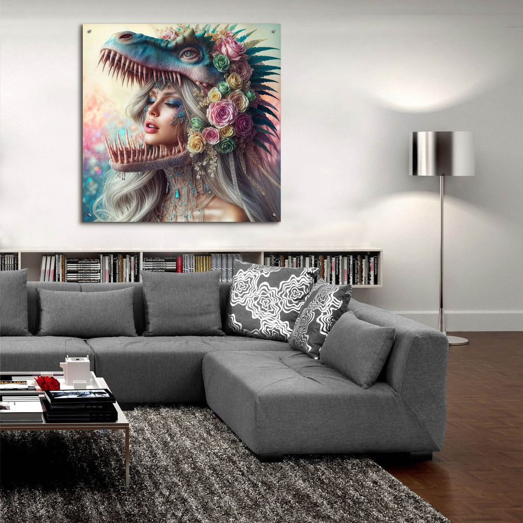 Beautiful On Inside 1 by Rey Klimt - 36x36 acrylic wall art in a room