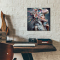 Beautiful On Inside 2 by Rey Klimt - 12x12 acrylic wall art in a room