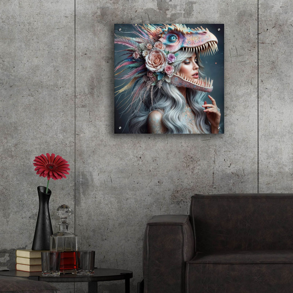 Beautiful On Inside 2 by Rey Klimt - 24x24 acrylic wall art in a room