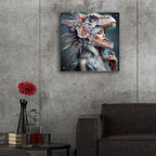 Beautiful On Inside 2 by Rey Klimt - 24x24 acrylic wall art in a room