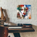 Blossom Divided by Rey Klimt - 12x12 acrylic wall art in a room