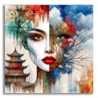 Blossom Divided by Rey Klimt acrylic glass wall art