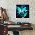 Butterfly Thoughts by Rey Klimt - 12x12 acrylic wall art in a room