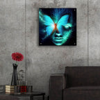 Butterfly Thoughts by Rey Klimt - 24x24 acrylic wall art in a room