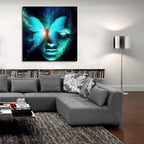 Butterfly Thoughts by Rey Klimt - 36x36 acrylic wall art in a room