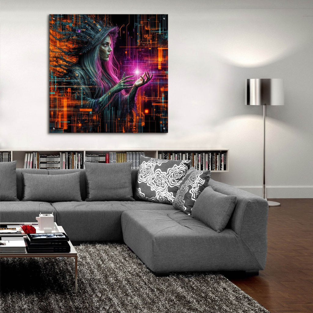 Casting A Spell by Rey Klimt - 36x36 acrylic wall art in a room