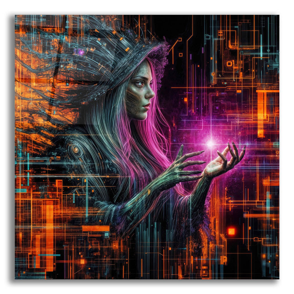Casting A Spell by Rey Klimt acrylic glass wall art