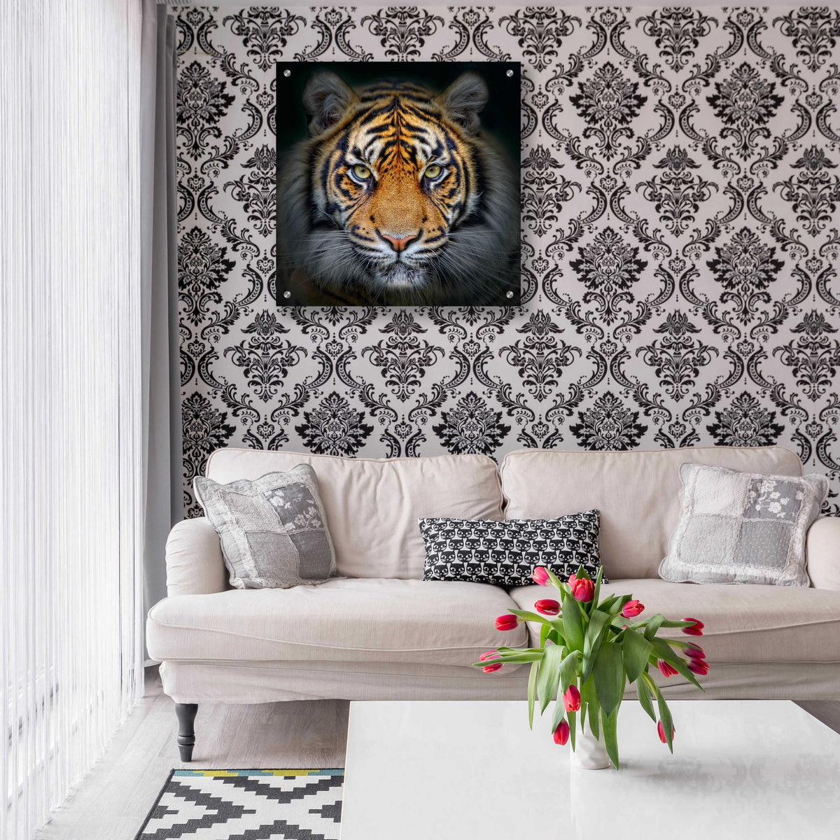 Epic Art 'Wild Side,' Acrylic Glass Wall Art,24x24