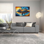 City Inversion by Rey Klimt - 36x24 acrylic wall art in a room