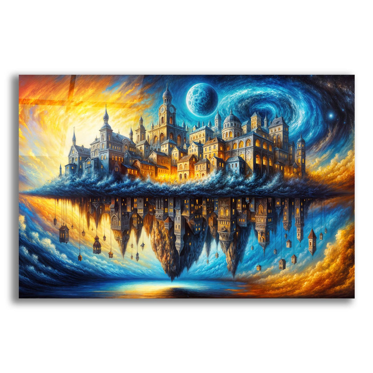 City Inversion by Rey Klimt acrylic glass wall art