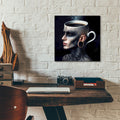 Coffee Brain by Rey Klimt - 12x12 acrylic wall art in a room