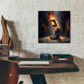 Connected by Rey Klimt - 12x12 acrylic wall art in a room