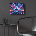 Cosmic Dj by Rey Klimt - 16x12 acrylic wall art in a room