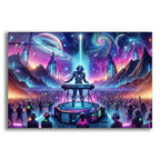 Cosmic Dj by Rey Klimt acrylic glass wall art