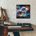 Cosmic Horse 1 by Rey Klimt - 12x12 acrylic wall art in a room