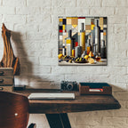 Cubist Still Life by Rey Klimt - 12x12 acrylic wall art in a room