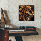 Cyber Girl Bloom by Rey Klimt - 12x12 acrylic wall art in a room