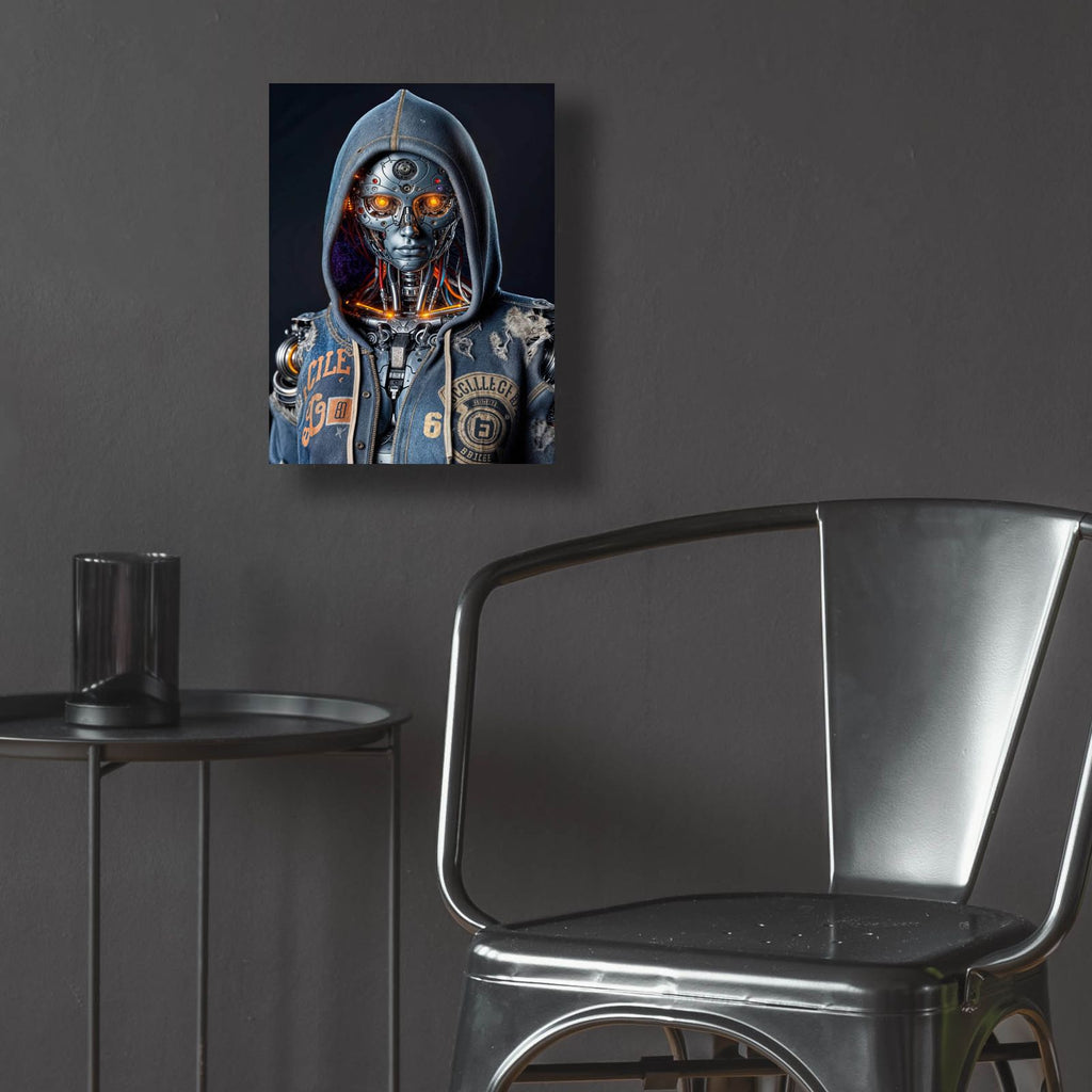 Cyber Student 4 by Rey Klimt - 12x16 acrylic wall art in a room