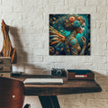 Cyberpunk Fall by Rey Klimt - 12x12 acrylic wall art in a room