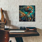 Cyberpunk Fall by Rey Klimt - 12x12 acrylic wall art in a room