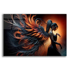 Dance With Feathers by Rey Klimt acrylic glass wall art