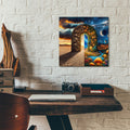 Divided Oasis by Rey Klimt - 12x12 acrylic wall art in a room