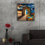 Divided Oasis by Rey Klimt - 24x24 acrylic wall art in a room