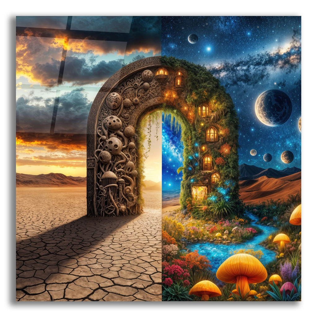 Divided Oasis by Rey Klimt acrylic glass wall art