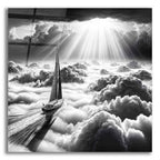 Dream Sail B&w 1 by Rey Klimt acrylic glass wall art