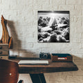 Dream Sail B&w 2 by Rey Klimt - 12x12 acrylic wall art in a room