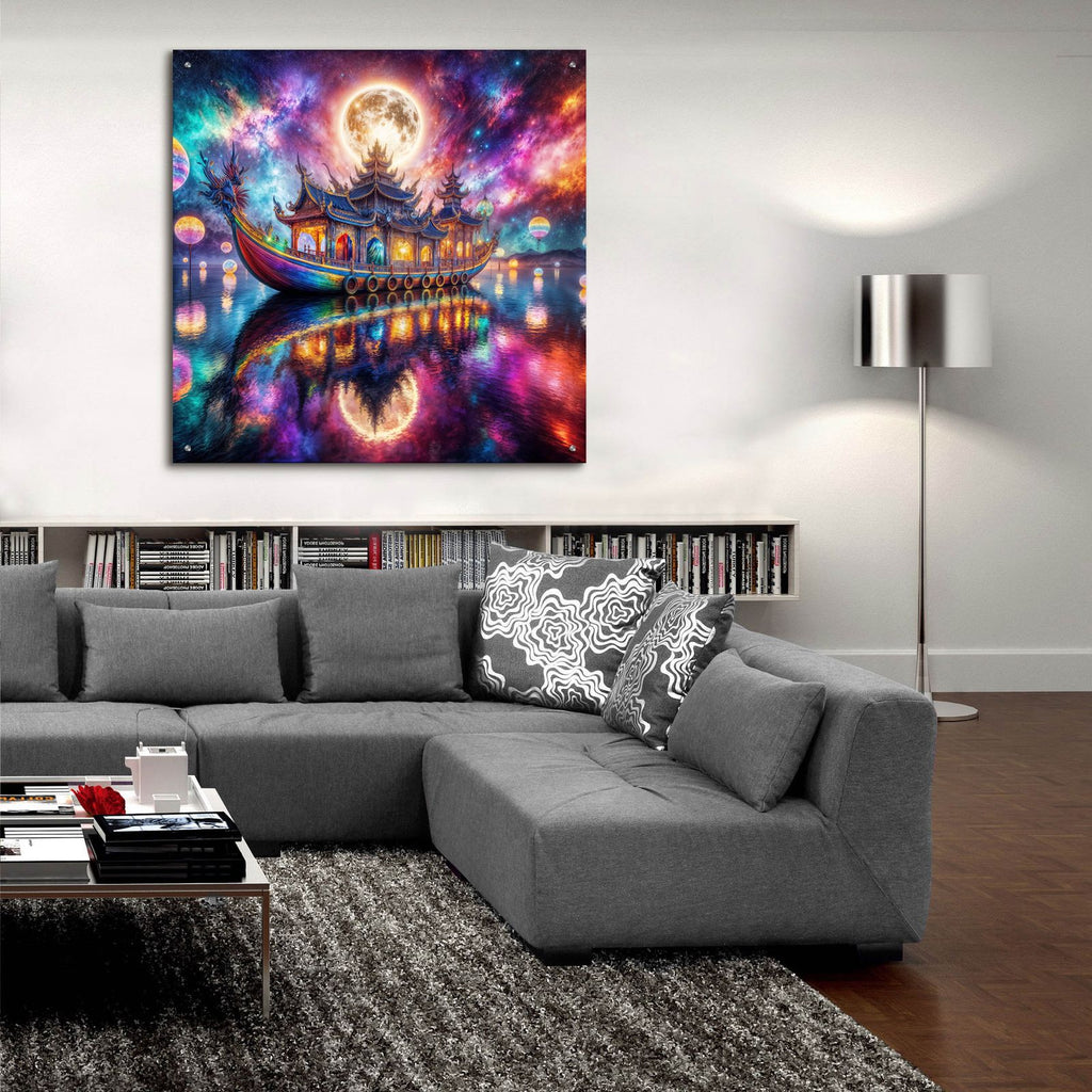 Dream Voyage by Rey Klimt - 36x36 acrylic wall art in a room