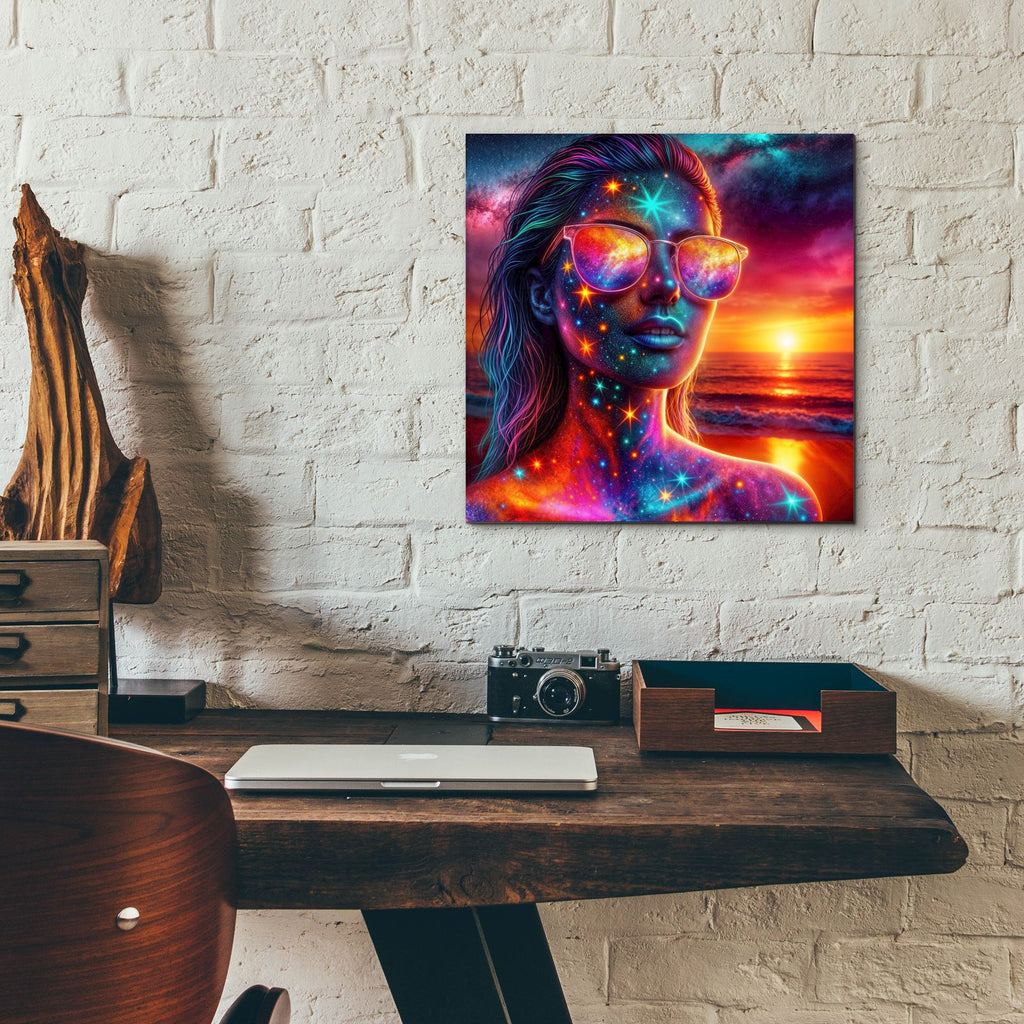 Dreaming Of Summer by Rey Klimt - 12x12 acrylic wall art in a room
